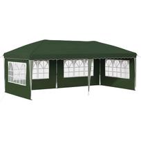 vidaXL Pop-up šventinis palapinė 574 x 289 x 245 cm Žalia