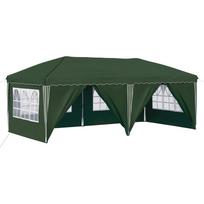 vidaXL Pop-up šventinis palapinė 575 x 288 x 245 cm Žalia
