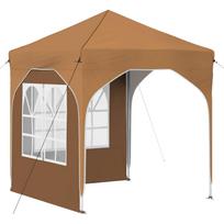 vidaXL Pop-up šventinis palapinė 192 x 192 x 245 cm Smėlio