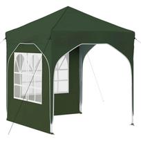 vidaXL Pop-up šventinis palapinė 192 x 192 x 245 cm Žalia