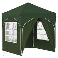 vidaXL Pop-up šventinis palapinė 192 x 192 x 245 cm Žalia