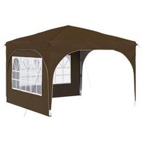 vidaXL Pop-up šventinis palapinė 290 x 290 x 245 cm Taupe