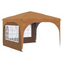 vidaXL Pop-up šventinis palapinė 290 x 290 x 245 cm Smėlio