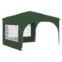 vidaXL Pop-up šventinis palapinė 290 x 290 x 245 cm Žalia