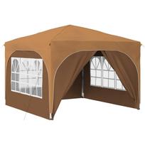 vidaXL Pop-up šventinis palapinė 290 x 290 x 245 cm Smėlio
