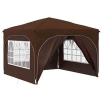 vidaXL Pop-up šventinis palapinė 290 x 290 x 245 cm Ruda