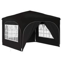 vidaXL Pop-up šventinis palapinė 290 x 290 x 245 cm Juoda