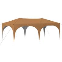 vidaXL Pop-up šventinis palapinė 575 x 288 x 245 cm Smėlio