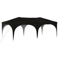 vidaXL Pop-up šventinis palapinė 575 x 288 x 245 cm Juoda