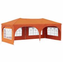 vidaXL Pop-up šventinis palapinė 575 x 288 x 245 cm Oranžinė