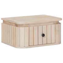 vidaXL Rankų darbo naktinė spintelė Balta 40 x 30 x 20 cm