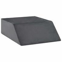 vidaXL Koja pagalvė 63 x 52 x 19 cm Tvirtas PU putos Pilka
