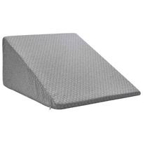 vidaXL Koja pagalvė 60 x 50 x 30 cm Minkštas Atminties putos Pilka