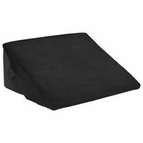 vidaXL Kampinis pagalvė Juoda 55 x 55 x 26 cm Atminties putos