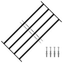 vidaXL Langų saugumo grotelės 115 x 60 cm Galvanizuotas plienas