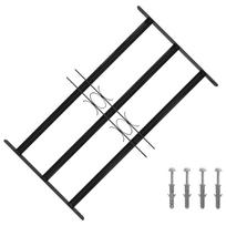 vidaXL Langų saugumo grotelės 75.5 x 45 cm Galvanizuotas plienas