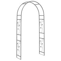 vidaXL Sodo arka Juoda 115 x 37 x 231 cm