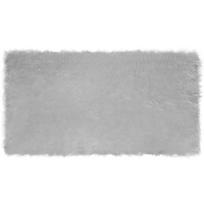 vidaXL Dirbtinio avių kailio kilimas TAFALLA Pilka 80 x 150 cm