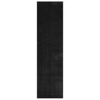 vidaXL Kilimas HUARTE Juoda 80 x 300 cm 100% poliesteris Plokščias
