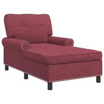vidaXL Gultas Vyno raudona audinys 91 x 157 x 91 cm