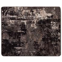 vidaXL Kilimėlis MARSA Juoda ir Balta 80 x 100 cm Poliesteris ir PVC