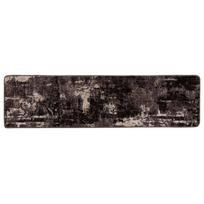 vidaXL Kilimėlis MARSA Juoda ir Balta 80 x 350 cm Poliesteris ir PVC