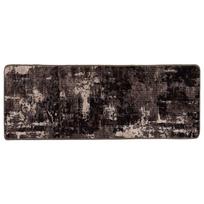 vidaXL Kilimėlis MARSA Juoda ir Balta 80 x 200 cm Poliesteris ir PVC