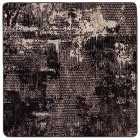 vidaXL Kilimėlis MARSA Juoda ir Balta 100 x 100 cm Poliesteris ir PVC