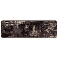vidaXL Kilimėlis MARSA Juoda ir Balta 100 x 300 cm Poliesteris ir PVC