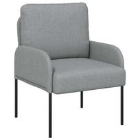 vidaXL Sofos su pagalve 55cm Šviesiai pilka fanera