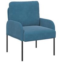 vidaXL Sofos su pagalve 55cm Mėlyna fanera