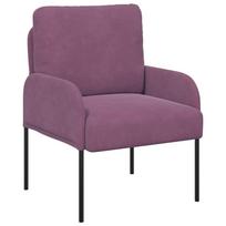 vidaXL Sofos su pagalve 55cm Violetinė fanera