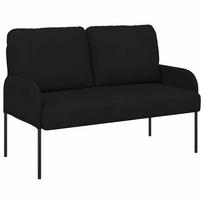 vidaXL Sofos su pagalve 110cm Juoda fanera
