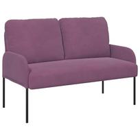 vidaXL Sofos su pagalve 110cm Violetinė fanera