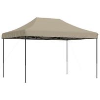 vidaXL Šventės palapinė 279 x 410 x 315 cm Taupe Oksfordo audinys