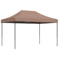 vidaXL Šventės palapinė 279 x 410 x 315 cm Ruda Oksfordo audinys