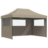 vidaXL Šventės palapinė 279 x 410 x 315 cm Taupe Oksfordo audinys