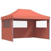 vidaXL Šventės palapinė 279 x 410 x 315 cm Terakotos Oksfordo audinys