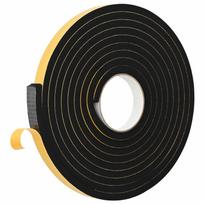 vidaXL Savigautinė putų juosta 10 vnt. Juoda 15mm x 5m CR putplastis