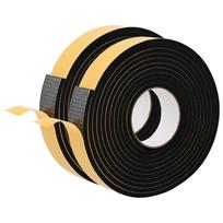 vidaXL Savigautinė putų juosta 2 vnt. Juoda 40mm x 5m CR putplastis