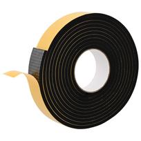 vidaXL Savigautinė putų juosta 10 vnt. Juoda 30mm x 5m CR putplastis