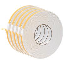 vidaXL Savigautinė putų juosta 5 vnt. Balta 10mm x 10m CR putplastis