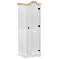 vidaXL Spintos Balta 55 x 52 x 170 cm Kietos pušies mediena