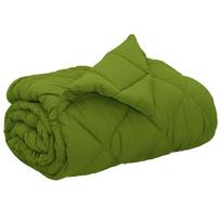 vidaXL Pilna metų antklodė Žalia 220 x 260 cm Mikropluoštas