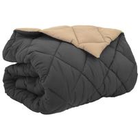 vidaXL Žiemos antklodė 220 x 240 cm 450 gsm Antracito ir taupe