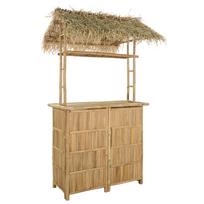 vidaXL Lauko baro stalas Natūrali 115 x 95 x 215 cm Bambukas