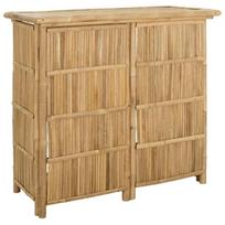 vidaXL Lauko baro stalas Natūrali 115 x 55 x 105 cm Bambukas