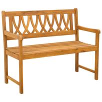 vidaXL Lauko suolas 2 -vietis 110 x 56 x 90 cm Kietos akacijos mediena