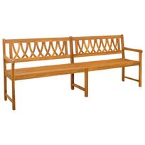 vidaXL Lauko suolas 2 -vietis 220 x 56 x 90 cm Kietos akacijos mediena