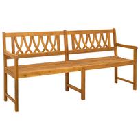 vidaXL Lauko suolas 2 -vietis 180 x 56 x 90 cm Kietos akacijos mediena
